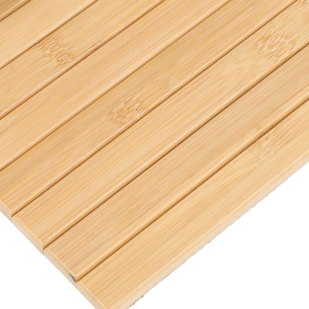 Flexible Couch Armrest Organizer Bamboo Wood Foldable Rectangular Non Slip Sofa Armrest Tray Table for Drink Snacks