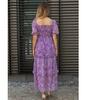 Indische pakistanische Designer-Party-Kleidung, Top, Tunika, Damen, Maxi, lila, Kurti, Kurta, lang
