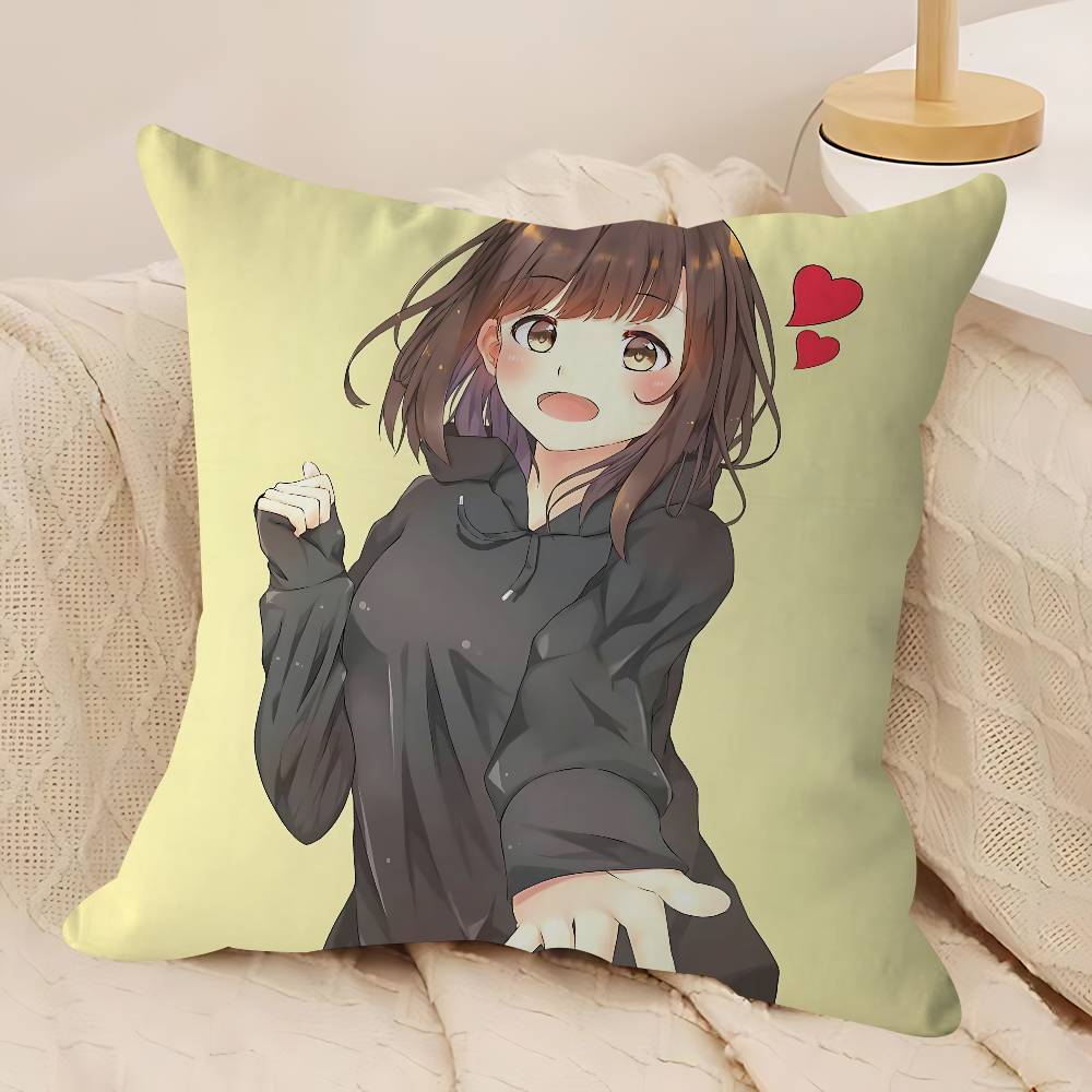 M-Menhera-chan Pillow Case Removable Washable Cushion Cover – All-Season Soft Linen