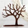 Jewelry Display Stand Wooden Tree Tower Rack Hanging Organizer For Ring Earrings Necklace Bracelet Hair Accessories