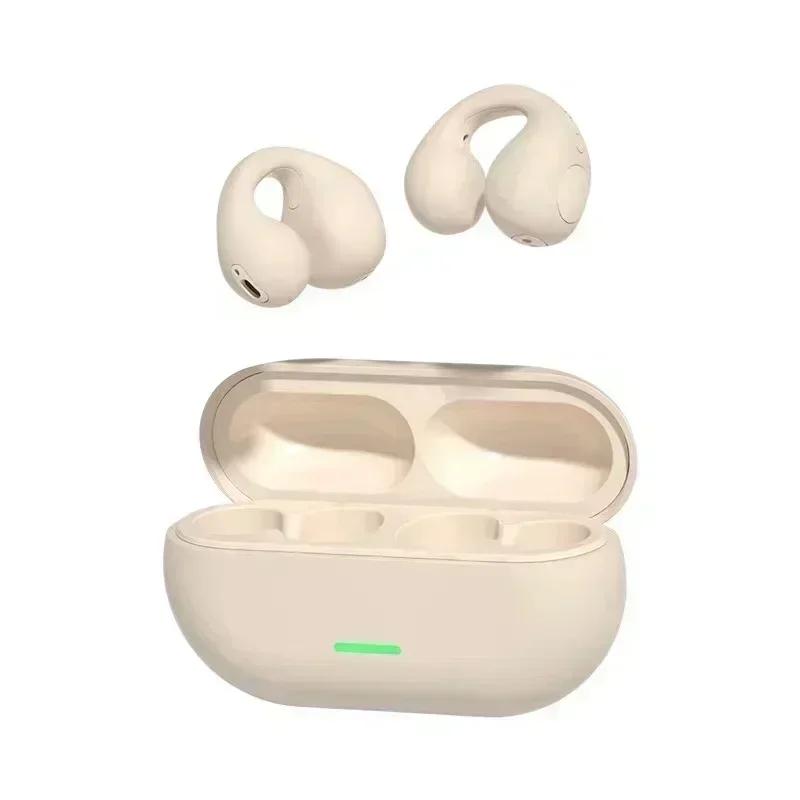 T75 Fone Bluetooth Headset 5.3 Wireless Bone Conduction Headphones Canceling HD Call Sports Gaming Earphone