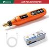 TUNGFULL Electric Engraving Pen 2000mAh 5 Speed Control Mini Cordless Rotary Tool with LED for DIY Woodworking Metal Polishing