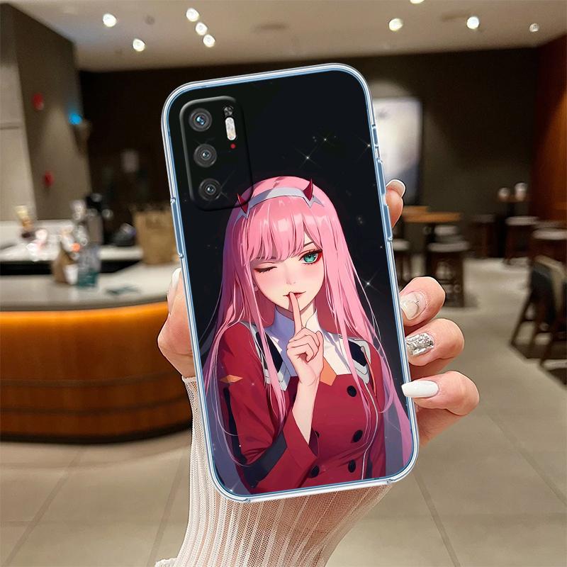 UP50 Zero Two Transparent Phone Case for Motorola Moto G7 G8 G9 G84 G85 G73 G24 G15 Z2 Play Power Plus