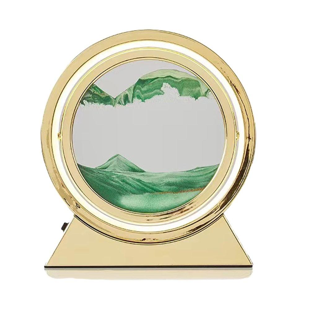 Lampă de Masă Dormitor Nisip Mișcător Pentru Artă Peisaj Nisip de Adâncime Decor Cadouri