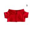 For 20cm Idol  Doll Clothes Accessories Striped Short Sleeve Cotton Stuffed Doll Shirt Top Blouse T-shirt Kids Toy Gift