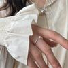 Retro Heavy Industry S plain ring, non-fading opening adjustable index finger ring