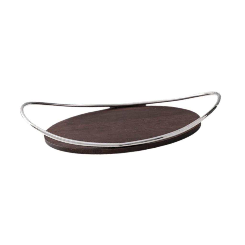 Mirror Serving Tray Meal Platter Food Storage Organizer for Office Wedding Home Birthday Housewarming