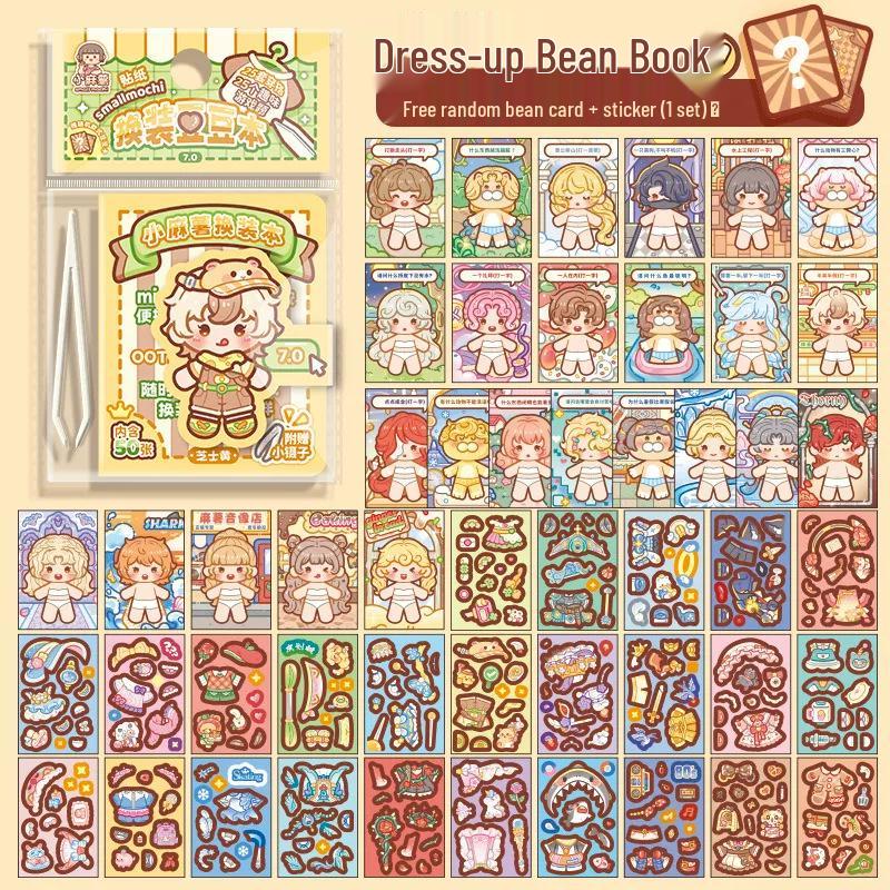 Little Mochi 6.0 Outfit: Complete Children's DIY Miniature Scene Decoration Sticker Set