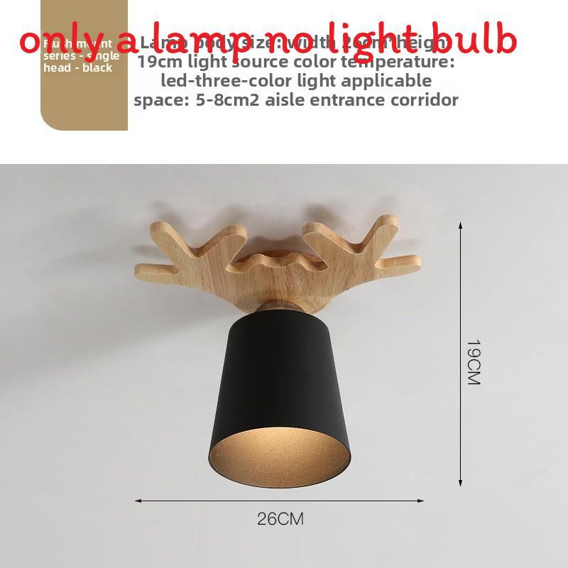 Nordic Modern Wooden Wall Lamp For Hallway And Entrance Decor