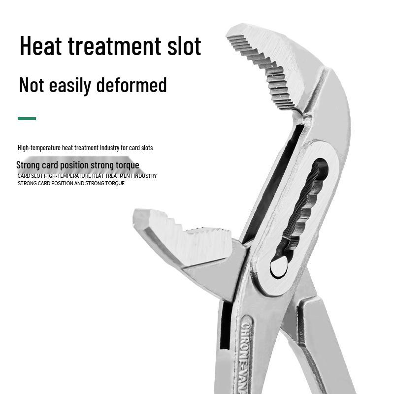 10" Multi-Function Adjustable Water Pipe Wrench: Versatile Pliers for Plumbing & Heating