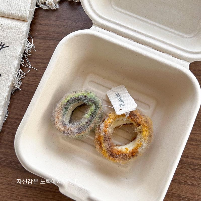 Watercolor Oil Painting Hair Tie & Scrunchie with Towel Ring and Headband for Girls