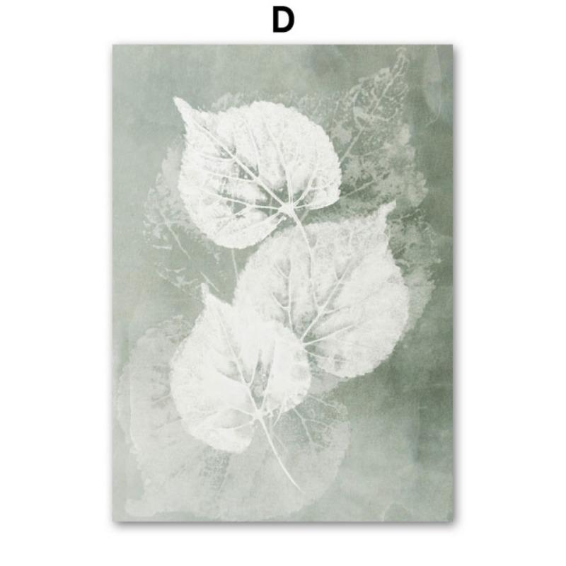 Girl Ink Green Leaves Sailboat Landscape Quote Wall Art Canvas Painting Nordic Posters And Prints Pictures For Living Room Decor