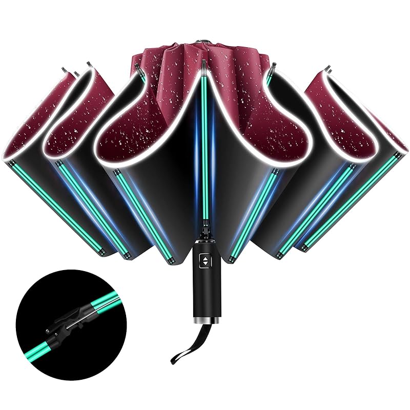 

upside down umbrella folding umbrella Men s strengthening 10 bones (3+2 bones) umbrella Strong wind resistant design For both rain and shine parasol