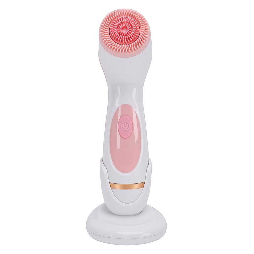 Facial Cleansing Brush Rechargeable IPX5 Water Proof Face Scrubber with 3 Heads for Deep Pore Cleaning Gentle
