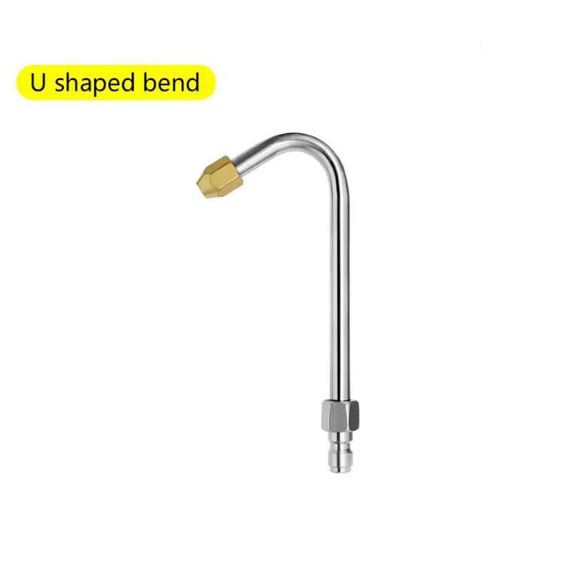 

Металлический стержень Jet Lance для мойки высокого давления Elbow Multi-Angled Water Extension Wand Wand с 1/4 Quick Connection NO1