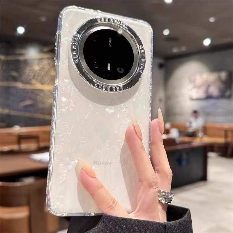 Huawei Mate70Pro New Year Solid Color Textured Phone Case - Compatible with P70/60, M60Pro+ iPhone 16 Pro