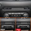 För Mazda CX-5 2017- Kolfiber Bil Mittkonsol Multimedia CD-knapp Panel Dekorationsram Dekal Interiördelar