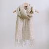 Japanese Rain Dew Linen Primary Color Scarf, Light Women'S Sunscreen Scarf