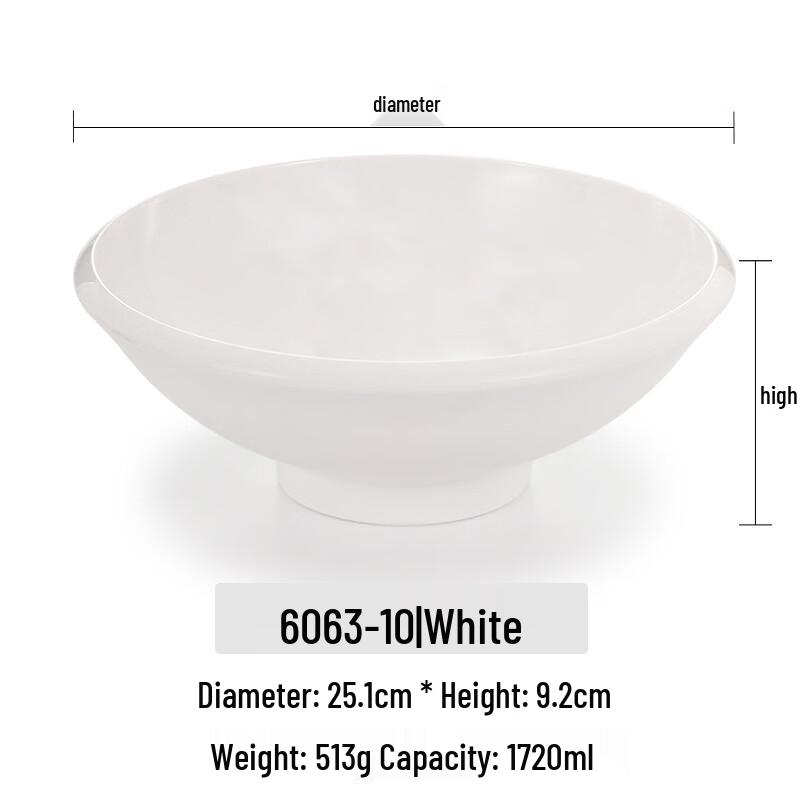 Handun Nordic Style Square Melamine Noodle Bowl