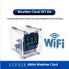 1 Set Wifi Digital Clock Esp8266 Mini Weather Clock Diy Soldering Kit Electronic Multifunctional Weather Station