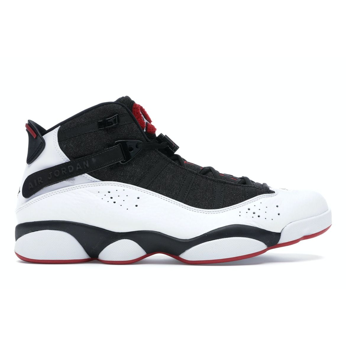 

Air Jordan Jordan 6 Rings Black White Gym Red Мужские кроссовки White-Gym-Red-Black 322992-012