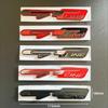 CZFB5 Car Stickers 3D Metal GT Line Logo Rear Boot Trunk Emblem Badge Decals For Peugeot 307 308 Renault KIA Rio K3 K5 Ceed Sportage