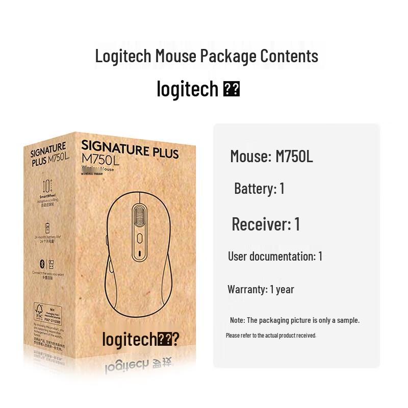 Logitech M750L Wireless Silent Mouse