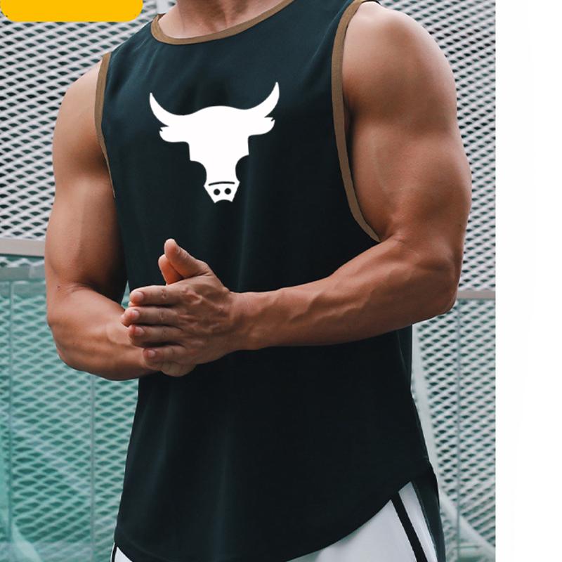 Męska koszulka na siłownię męska koszulka bez rękawów Fitness męska siatka oddychająca Fitness kamizelka sportowa podkoszulek siłownie kamizelka do biegania mężczyzn