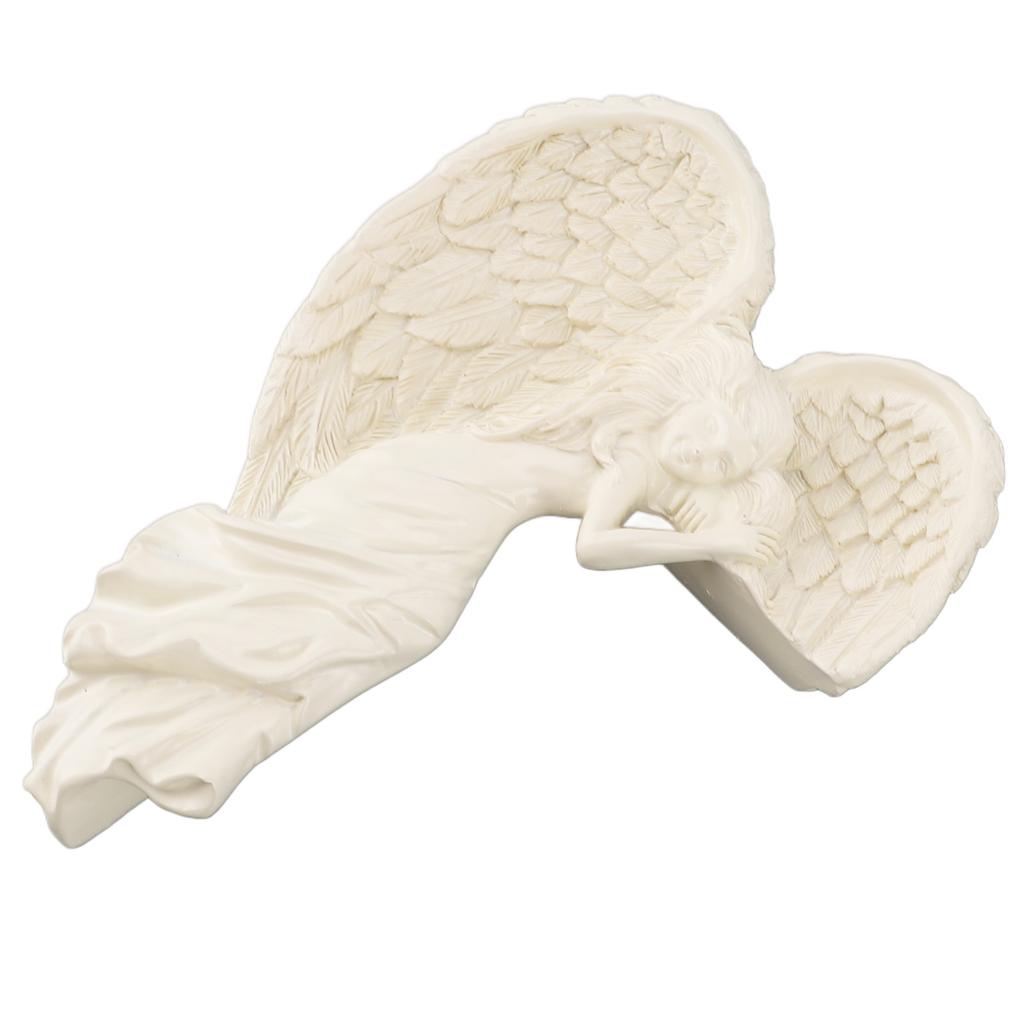 Door Frame Angel Decor Resin Right Angle Wall Sculpture Corner 3D Figurine for Living Room Bedroom