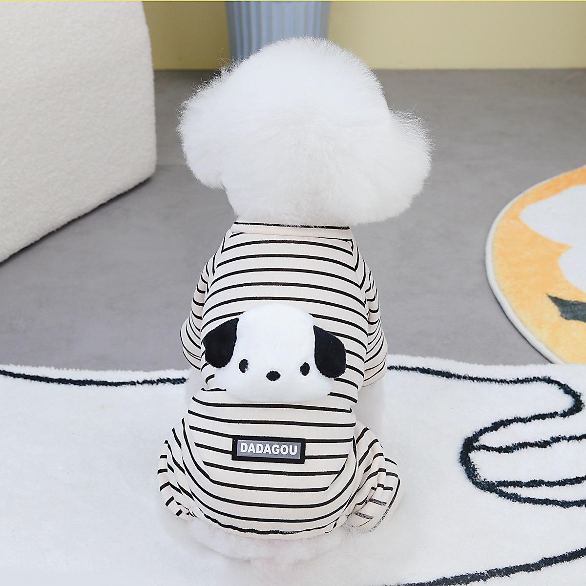 

Домашние животные Полосатые штаны Одежда Осень Зима Одежда для щенков Товары для животных Одежда для кошек Сумки для щенков Домашняя одежда Пижамы для собак XL