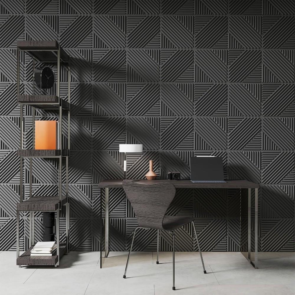 Morden PVC Decorative 3D Wall Panels Waterproof Self-adhesive Wallpaper Wall Renovation Peel and Stick 3D Wall Tiles