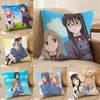 Mädchen Für Liebe Anime Sasameki Koto Kissenbezug Komfort Sofa Bett Seidig elegant Verdeckter Reißverschluss Dekorative Kissenhülle