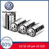 For VW Volkswagen Jetta MK5 Golf Car Tire Valve caps Emblem metal Cap Case For for VW Volkswagen Golf Polo Passat   Touran acces