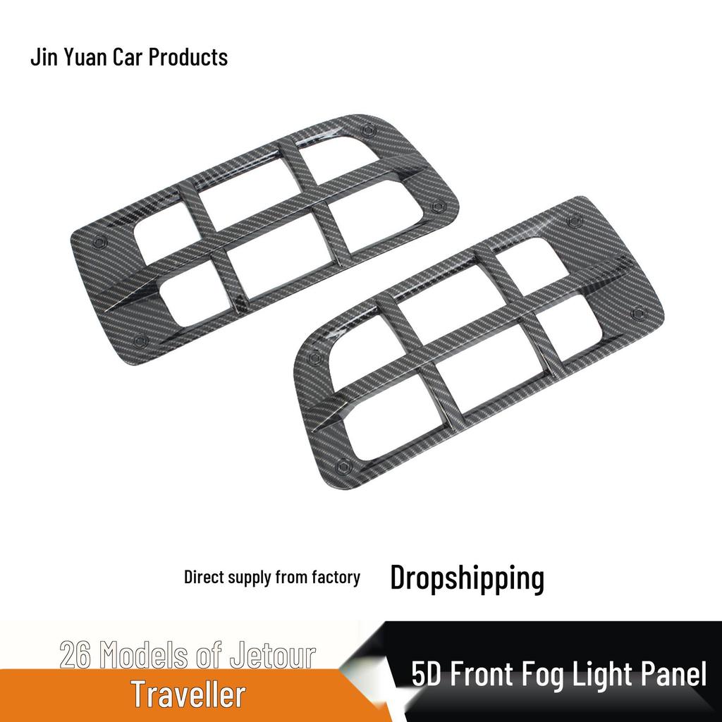 Jetour Traveller Front Fog Light Decorative Frame Trim for 26 Models