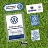 2025 Het JDM Statisk Bil Vindruta Klistermärken För Volkswagen Golf MK6 MK7 Passat Polo T5 Magotan Touran Scirocco Dekorativ Emblem