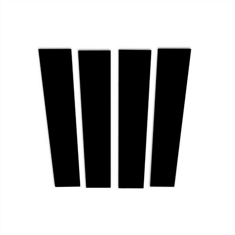 4PCS Car Window Trim Cover BC Column Sticker Fit For Toyota Highlander 2008-2014 Polished Pillar