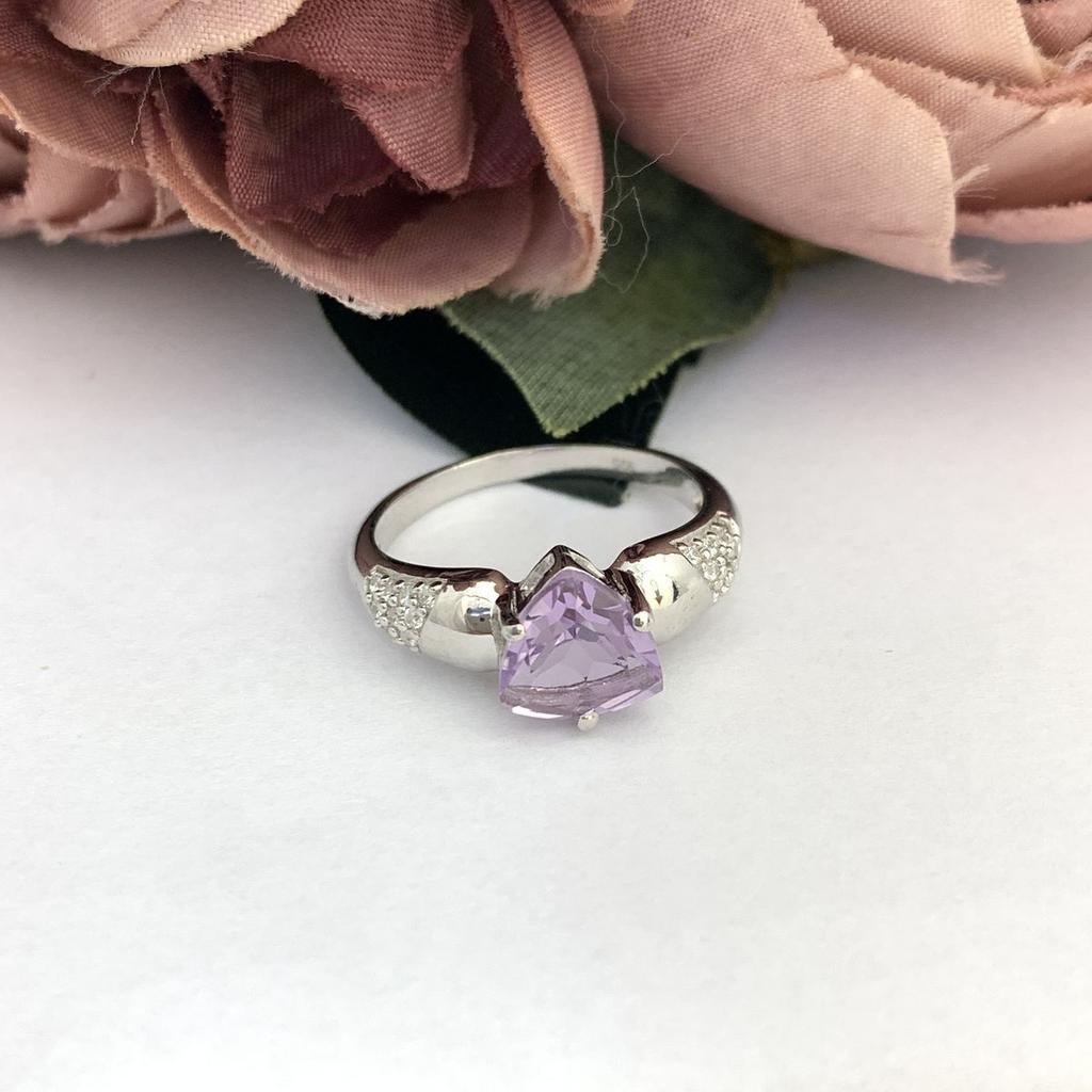 Silver Ring with Natural Amethyst 1.458ct (2098614)