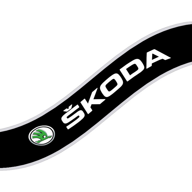 Samolepky na přední sklo auta Přední a zadní ozdobný emblém Pro Škoda Octavia Superb Rapid Kodiaq Karoq Fabia Kamiq Roomster Citigo