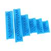 3 Set Handwriting Letter Cake Embosser DIY Plastic Molds Cake Decorating Printing Mold