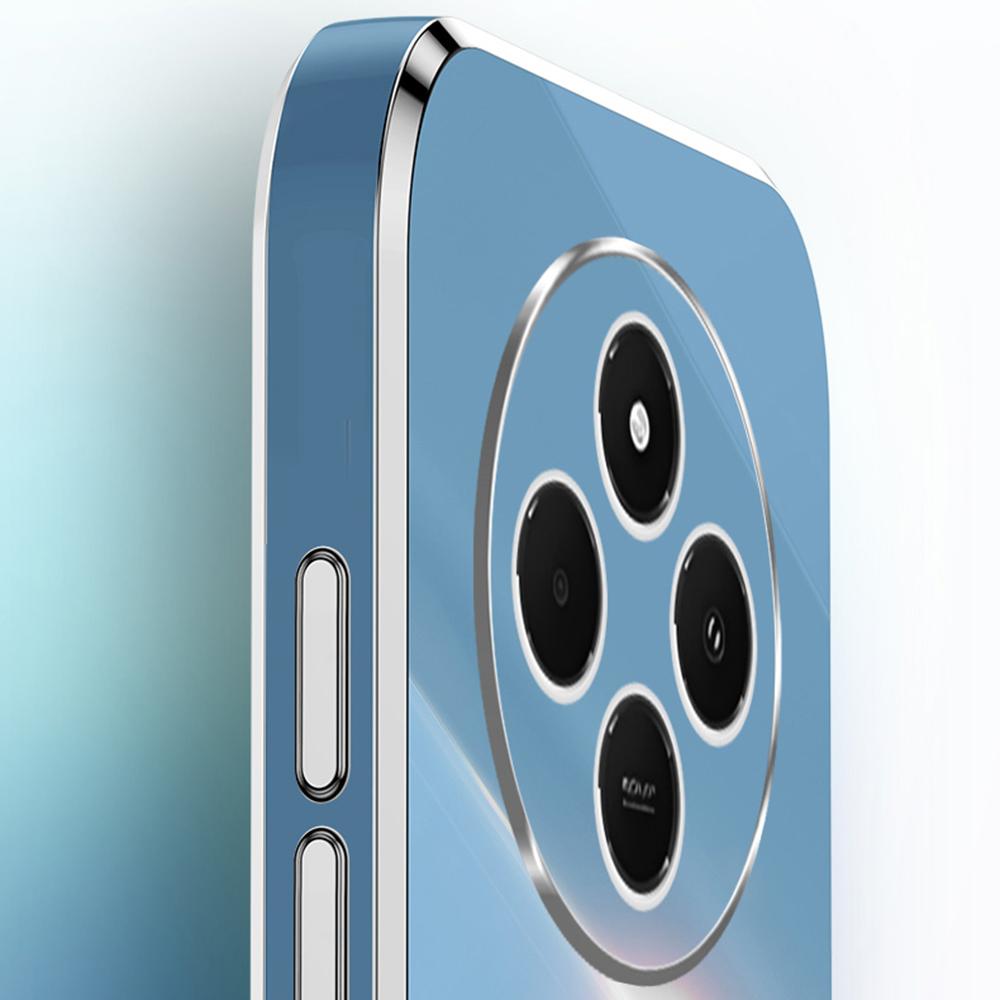 XINLI Für Xiaomi Poco C75 4G/Redmi 14R 5G/14C 4G Hülle Ring Ständer Galvanisiertes TPU Handyhülle