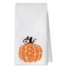 Seasonal Halloweens Kitchen Cloth Cotton Fabric Blend Checkered Designs Decorative Dish Rag for Fall Time