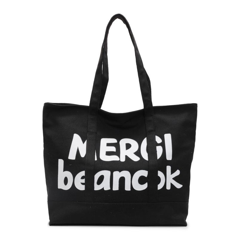 Bag Lazy Underarm Bag Women's 2025 New Alphabet Printed Tote Bag Large Capacity Shoulder Bag