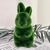 Schaumstoff Osterhase Mini Grün Künstlicher Hase für Hausparty Garten Osterdekoration Lebendiger Hase Oster Schreibtischornament