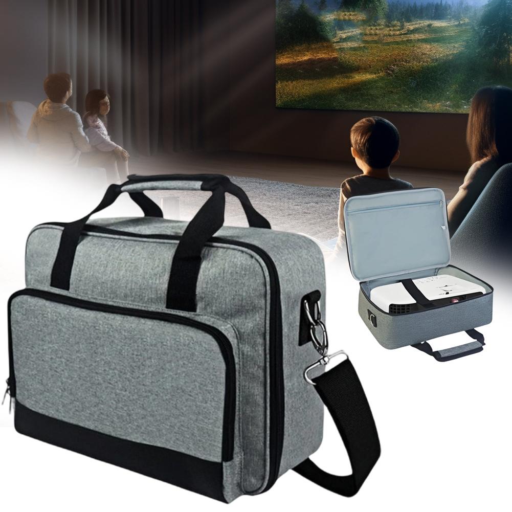 1PC Projector Carrying Case 34.6*27*8cm For-VIEWSONIC Projector Carrying Case Bag With Accessories Storage Pockets Tools Bags
