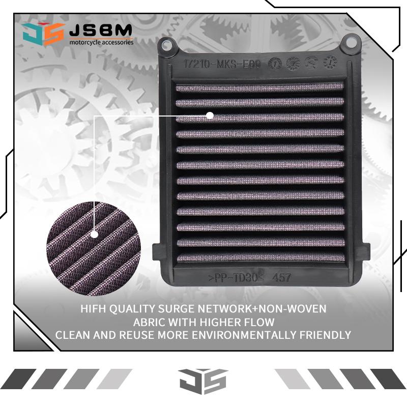 JSBM High Flow Motorcycle Air Filter For Honda NT1100 NT 1100 Africa Twin 1100 CRF1100L CRF1000 L Adventure 2020 2021 2022-2025