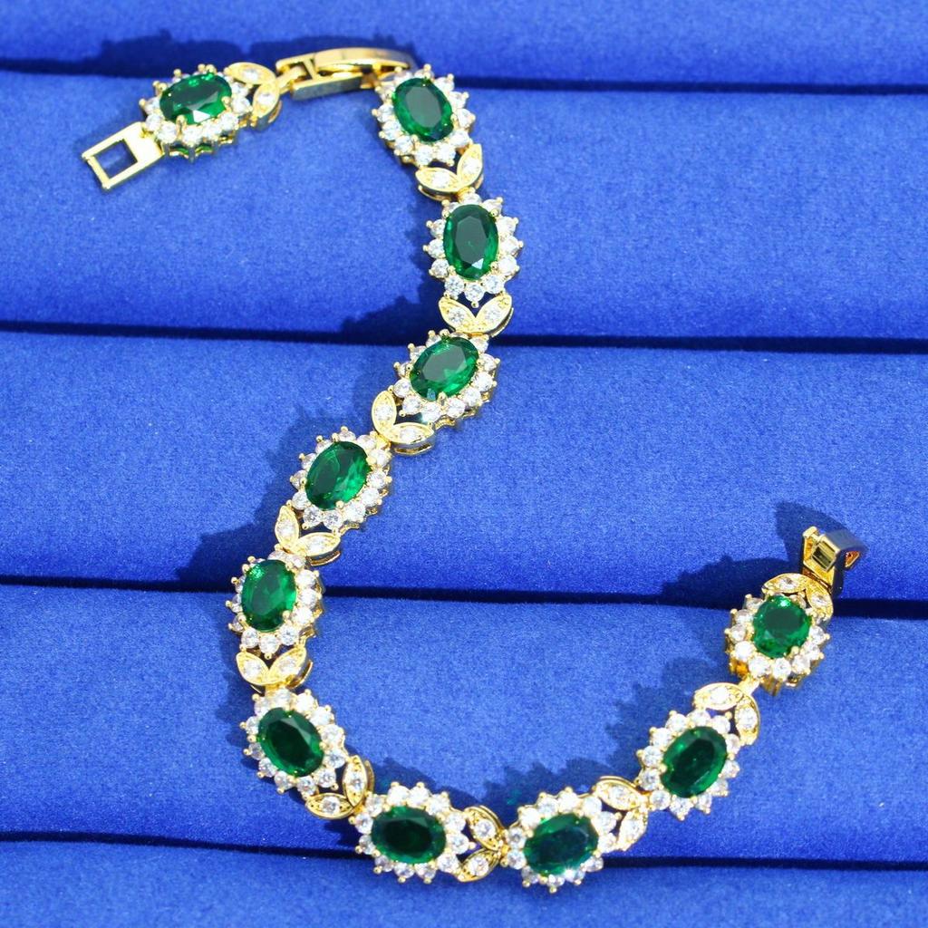 Europa und die Vereinigten Staaten Heiß verkaufendes Armband Einfach Großzügig AAA Zirkon Allergie