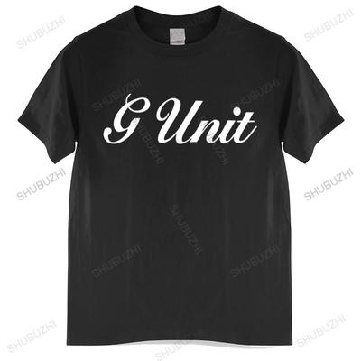 Baumwoll-T-Shirt Unisex Sommer-T-Shirts Baumwoll-T-Shirts Rundhals Kurz Neu G Unit 50 Cent Rap Hip Hop Logo Lustiges Oberteil T-Shirts Unisexs T-Shirt