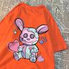 0Give My Heart To Your Teddy Bear Men Clothes T Shirt Fashion Breathable Tops Cotton Sweat Clothes Summer Loose Casual Tops