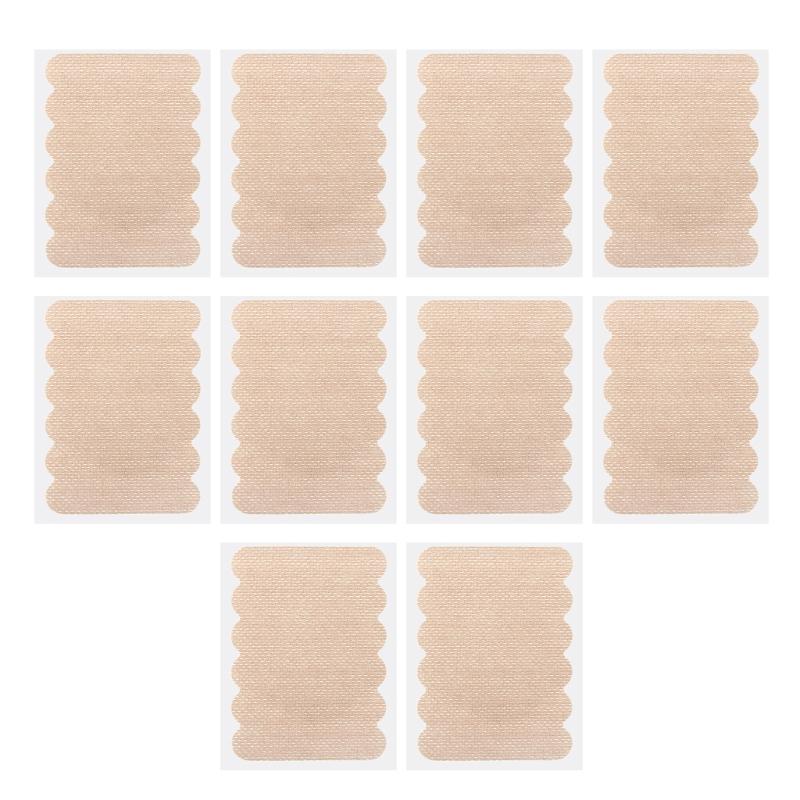 10 Pieces Invisible Underarm Sweat Absorbing Pads Disposable Adhesive Liners For Daily Use Sports Activities