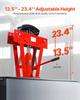 Hydraulic Pipe Bender, 16 Ton Manual Pipe Bending Tool with 8 Dies